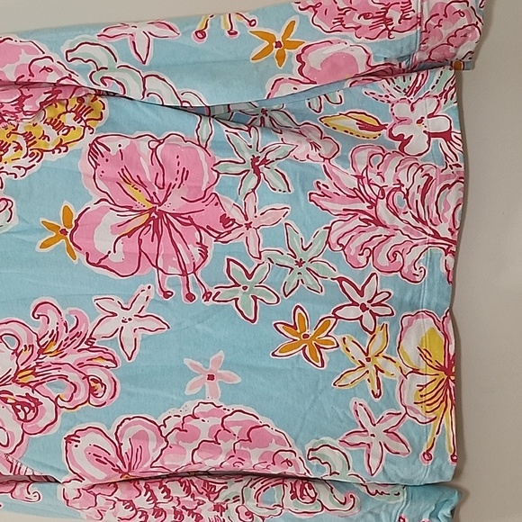Lilly Pulitzer Tops Skipper Popover Floral Quarter-Zip Pullover Size Meduim - Picture 14 of 16